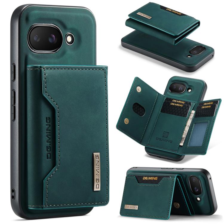 DG.MING M2 Series 3-Fold Multi Card Bag + Magnetic Phone Case, For Google Pixel 10a, For Google Pixel 9a, For Google Pixel 9 Pro XL, For Google Pixel 9 / 9 Pro