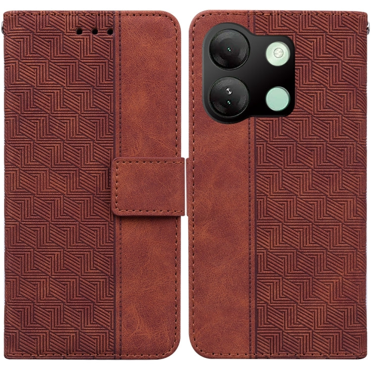 Geometric Embossed Leather Phone Case, For Infinix Note 40 4G, For Infinix Hot 40 / 40 Pro, For Infinix Smart 7 India / 7 Plus, For Infinix Smart 7 HD
