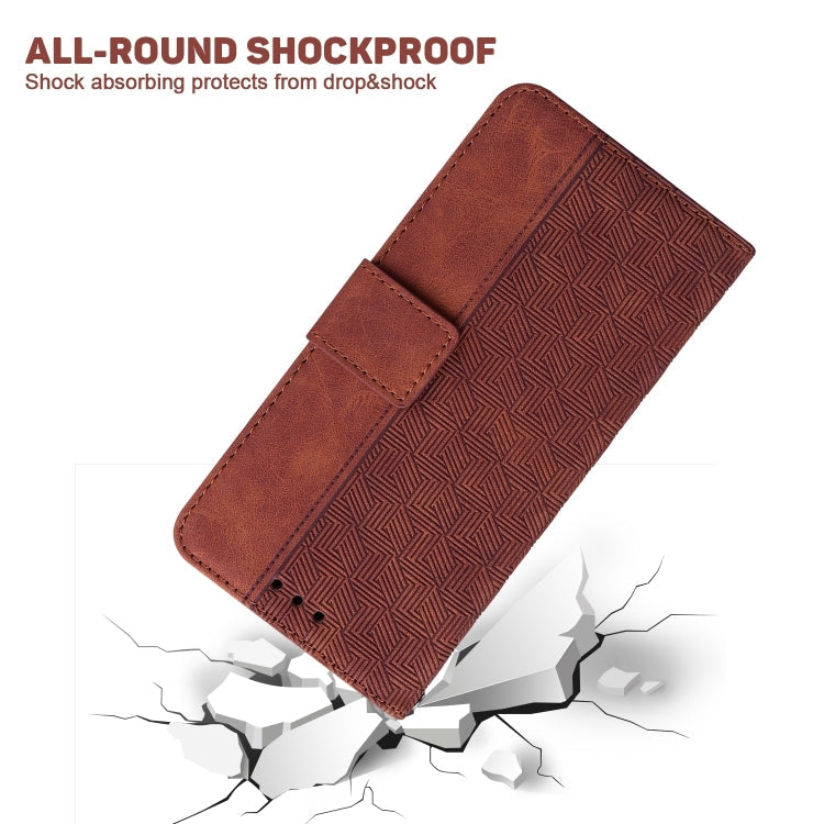 Geometric Embossed Leather Phone Case, For Infinix Note 40 4G, For Infinix Hot 40 / 40 Pro, For Infinix Smart 7 India / 7 Plus, For Infinix Smart 7 HD