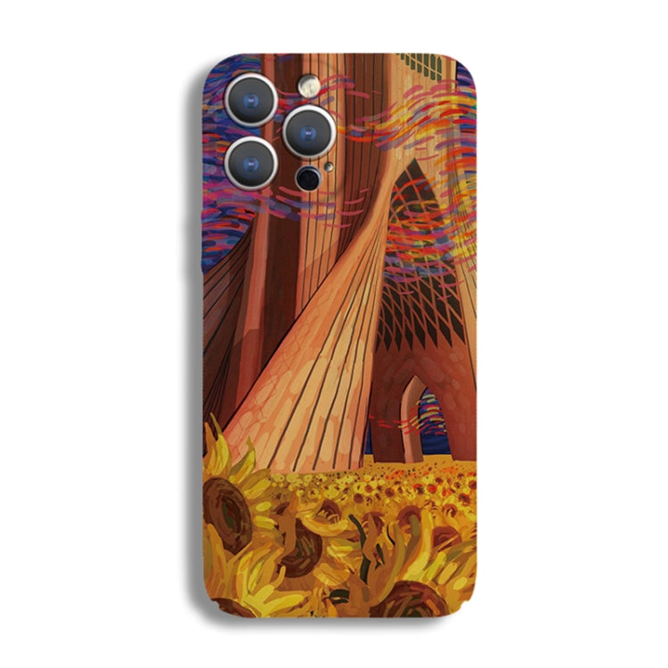Precise Hole Oil Painting Pattern PC Phone Case, For iPhone SE 2022 / 2020 / 8 / 7, For iPhone 13 Pro Max
