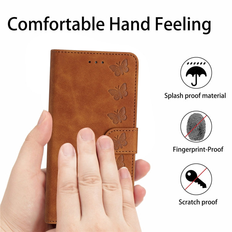 Seven Butterflies Embossed Leather Phone Case, For Motorola Moto G14 4G, For Motorola Edge 40, For Motorola Moto G13, For Motorola Moto E13