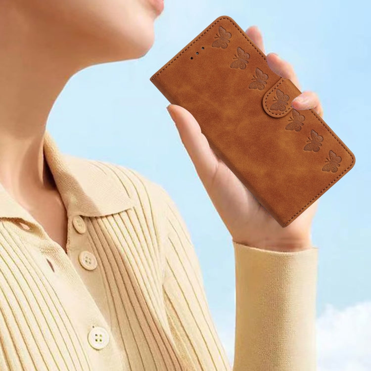 Seven Butterflies Embossed Leather Phone Case, For Motorola Moto G14 4G, For Motorola Edge 40, For Motorola Moto G13, For Motorola Moto E13