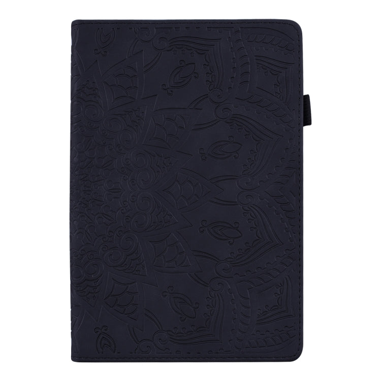 Calf Pattern Double Folding Design Embossed Leather Case with Holder & Card Slots & Pen Slot & Elastic Band, For Huawei MatePad 10.4, For Huawei MediaPad M6 10.8, For Lenovo Tab M8 TB-8505F 8505X 8.0