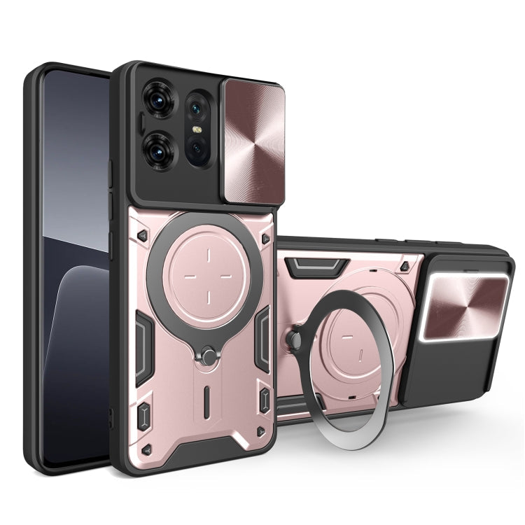 CD Texture Sliding Camshield Magnetic Holder Phone Case, For Motorola Moto G85, For Motorola Edge 50 Pro Global, For Motorola Moto G24 Power, For Motorola Moto E13