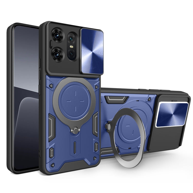 CD Texture Sliding Camshield Magnetic Holder Phone Case, For Motorola Moto G85, For Motorola Edge 50 Pro Global, For Motorola Moto G24 Power, For Motorola Moto E13