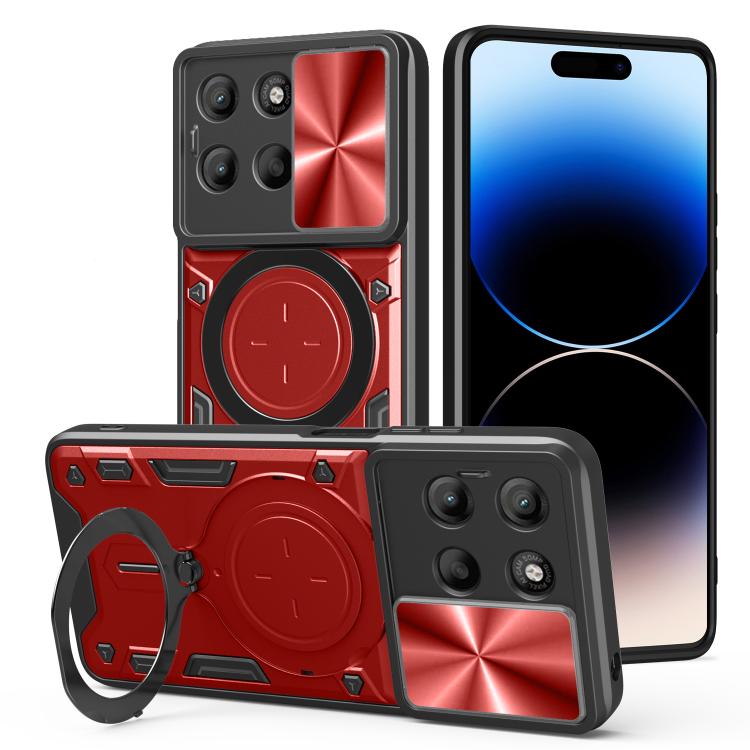 CD Texture Sliding Camshield Magnetic Holder Phone Case, For Motorola Moto G15 / G17 4G, For Motorola Edge 70 Fusion 5G, For Motorola Moto G67 Power 5G, For Motorola Edge 70 5G