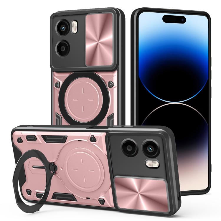 CD Texture Sliding Camshield Magnetic Holder Phone Case, For Motorola Moto G56 5G, For Motorola Moto G05, For Motorola Moto G 2025, For Motorola Moto G75 5G