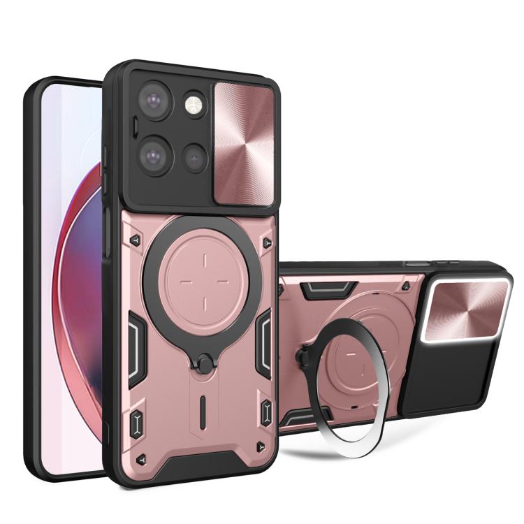 CD Texture Sliding Camshield Magnetic Holder Phone Case, For Motorola Edge 70 5G, For Motorola Moto G56 5G, For Motorola Moto G05, For Motorola Moto G 2025