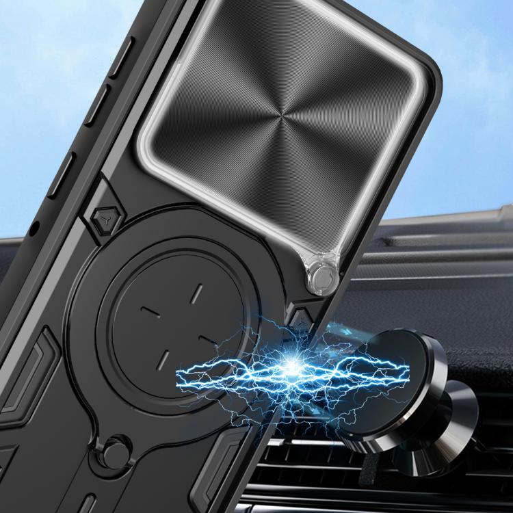 CD Texture Sliding Camshield Magnetic Holder Phone Case, For Motorola Edge 70 5G, For Motorola Moto G56 5G, For Motorola Moto G05, For Motorola Moto G 2025