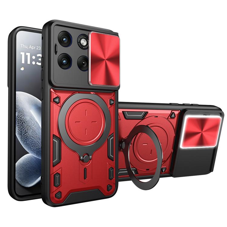 CD Texture Sliding Camshield Magnetic Holder Phone Case, For Motorola Moto G15 / G17 4G, For Motorola Edge 70 Fusion 5G, For Motorola Moto G67 Power 5G, For Motorola Edge 70 5G