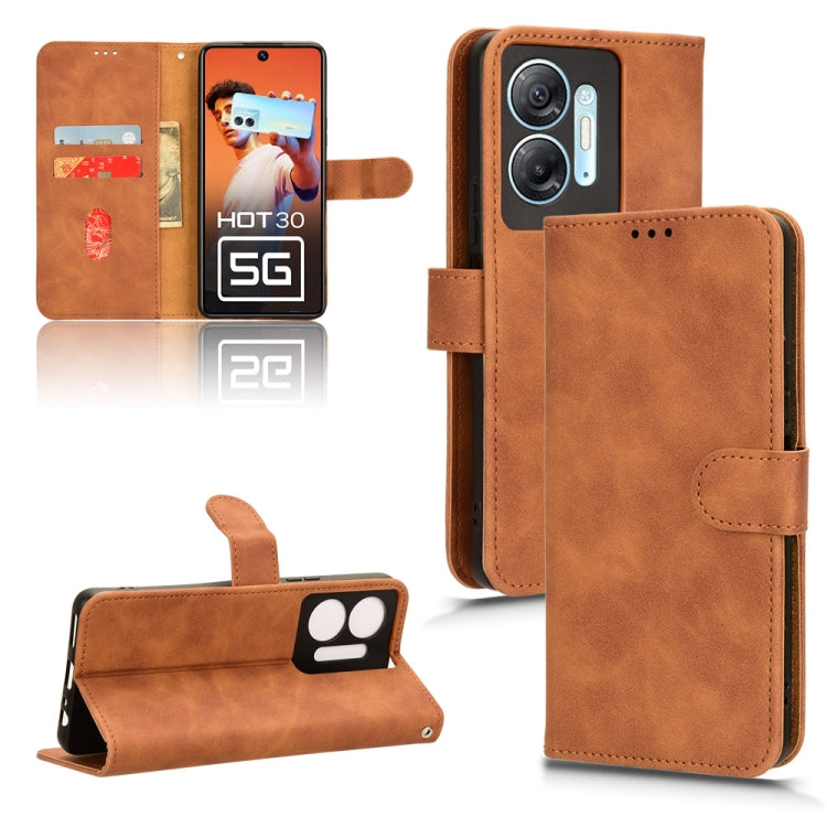 Skin Feel Magnetic Flip Leather Phone Case, For Infinix Smart 8, For Infinix Zero 30 5G, For Infinix GT 10 Pro, For Infinix Hot 30 5G