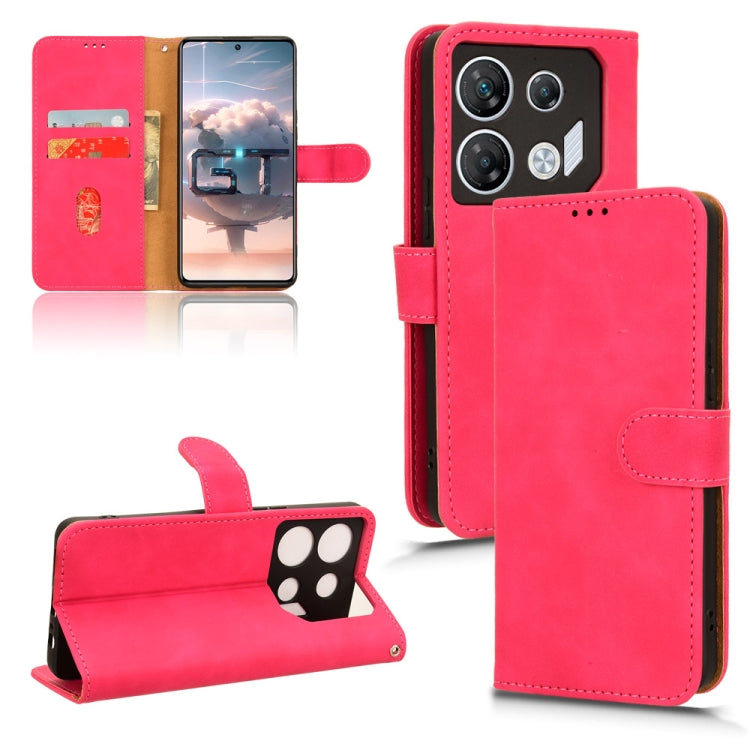 Skin Feel Magnetic Flip Leather Phone Case, For Infinix Smart 8, For Infinix Zero 30 5G, For Infinix GT 10 Pro, For Infinix Hot 30 5G