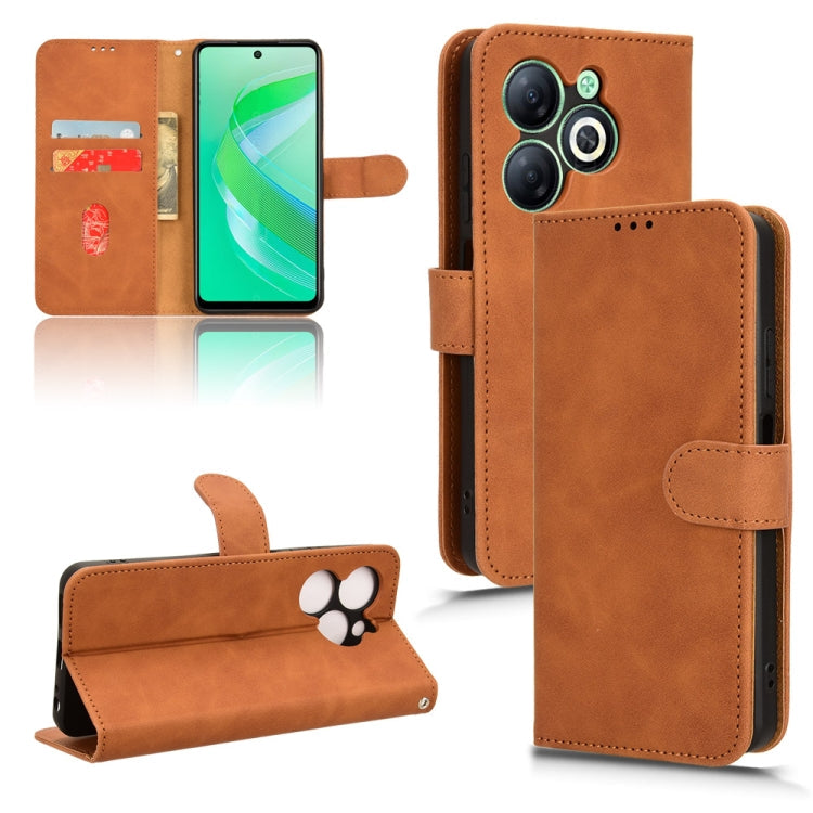 Skin Feel Magnetic Flip Leather Phone Case, For Infinix Smart 8, For Infinix Zero 30 5G, For Infinix GT 10 Pro, For Infinix Hot 30 5G