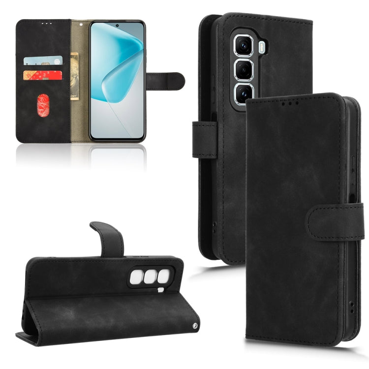 Skin Feel Magnetic Flip Leather Phone Case, For Infinix Note 50x, For Infinix Note 50 Pro 4G, For Infinix Hot 50 Pro, For Infinix Hot 50i / Smart 9