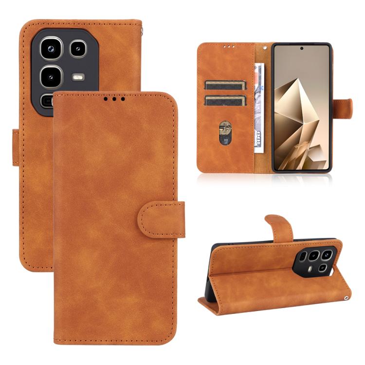 Skin Feel Magnetic Flip Leather Phone Case, For Infinix Note 50x, For Infinix Note 50 Pro 4G, For Infinix Hot 50 Pro, For Infinix Hot 50i / Smart 9