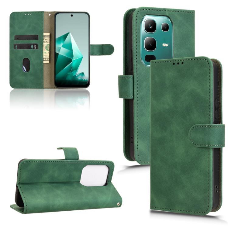 Skin Feel Magnetic Flip Leather Phone Case, For Infinix Note 50x, For Infinix Note 50 Pro 4G, For Infinix Hot 50 Pro, For Infinix Hot 50i / Smart 9