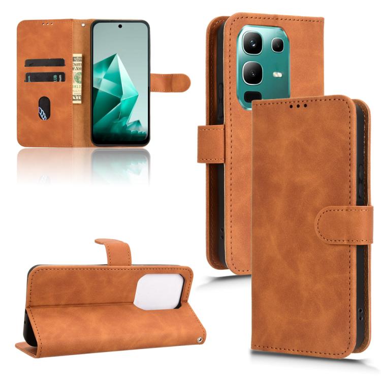 Skin Feel Magnetic Flip Leather Phone Case, For Infinix Note 50x, For Infinix Note 50 Pro 4G, For Infinix Hot 50 Pro, For Infinix Hot 50i / Smart 9