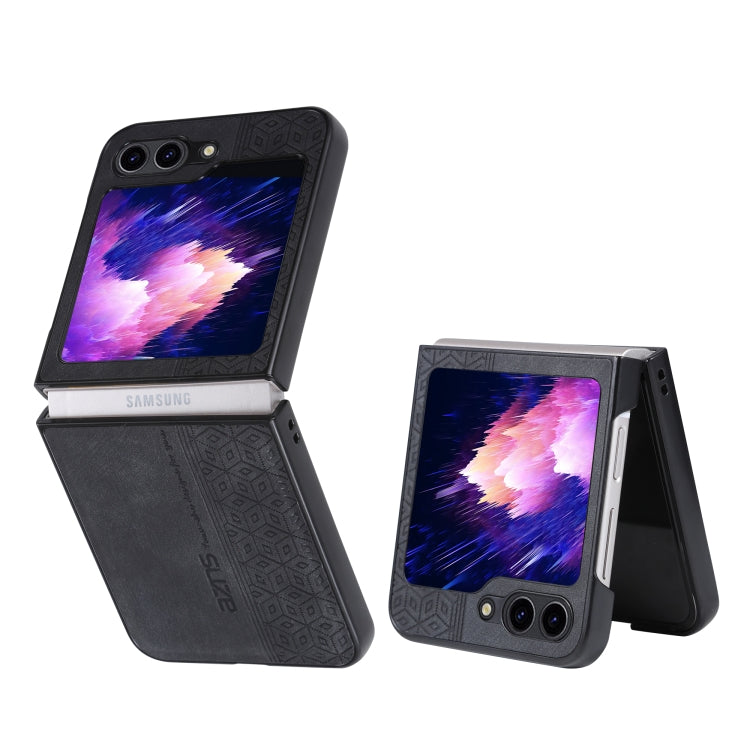 AZNS 3D Embossed Skin Feel Phone Case, For Samsung Galaxy Z Fold5, For Samsung Galaxy Z Flip5