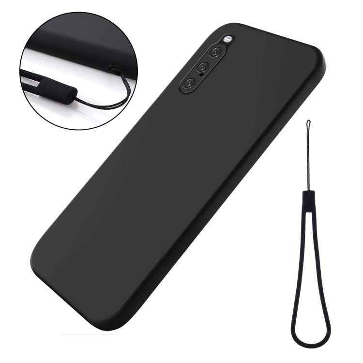 Solid Color Liquid Silicone Dropproof Full Coverage Phone Case, For Sony Xperia 10 V