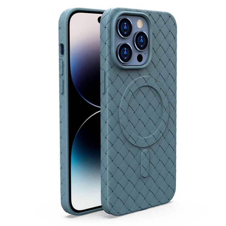 Woven Pattern MagSafe Magnetic Cooling Phone Case, For iPhone 14, For iPhone 14 Pro, For iPhone 14 Pro Max, For iPhone 13 Pro Max