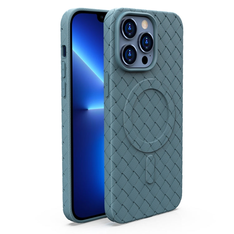 Woven Pattern MagSafe Magnetic Cooling Phone Case, For iPhone 13 Pro, For iPhone 13