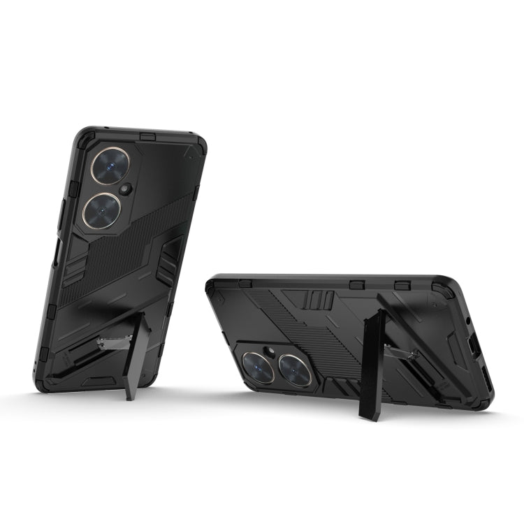 Punk Armor 2 in 1 PC + TPU Phone Case with Holder, For Huawei nova 11i 4G, For Huawei nova 11 Pro 4G, For Huawei nova 11 4G