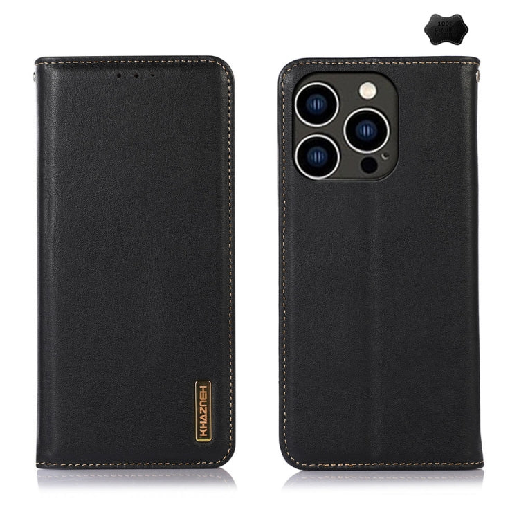 KHAZNEH Nappa Top Layer Cowhide Leather Phone Case, For iPhone 16e / 17e, For iPhone 17 Pro Max, For iPhone 17 Pro, For iPhone 17, For iPhone Air, For iPhone 16e, For iPhone 16 Pro Max