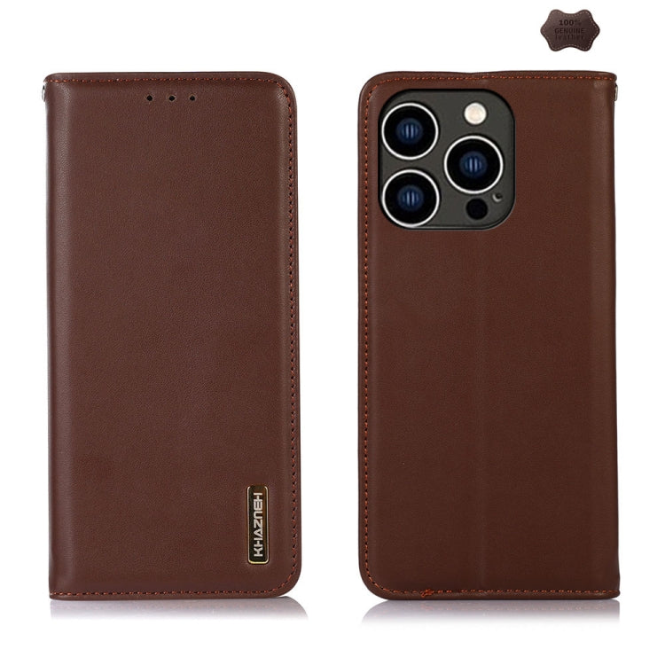 KHAZNEH Nappa Top Layer Cowhide Leather Phone Case, For iPhone 16e / 17e, For iPhone 17 Pro Max, For iPhone 17 Pro, For iPhone 17, For iPhone Air, For iPhone 16e, For iPhone 16 Pro Max