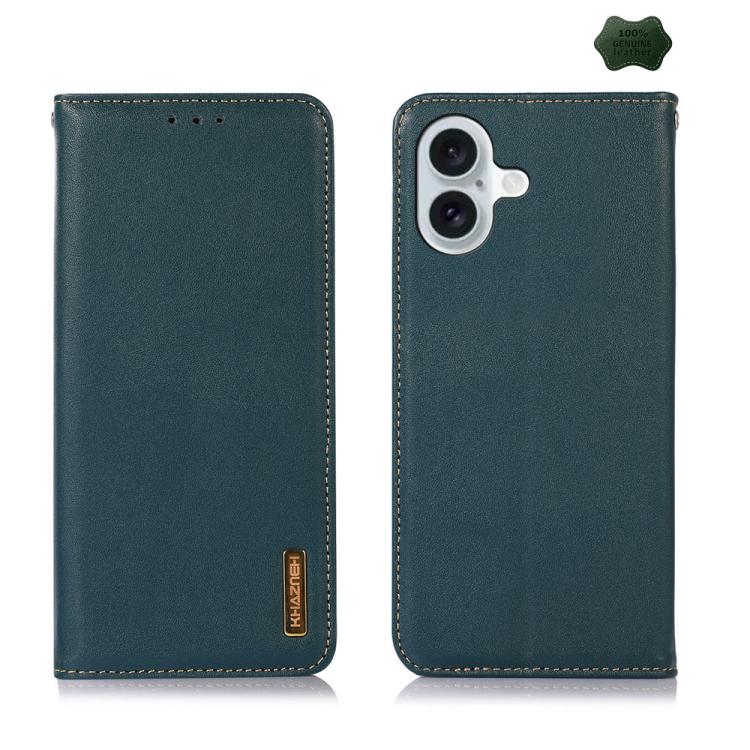 KHAZNEH Nappa Top Layer Cowhide Leather Phone Case, For iPhone 16e / 17e, For iPhone 17 Pro Max, For iPhone 17 Pro, For iPhone 17, For iPhone Air, For iPhone 16e, For iPhone 16 Pro Max