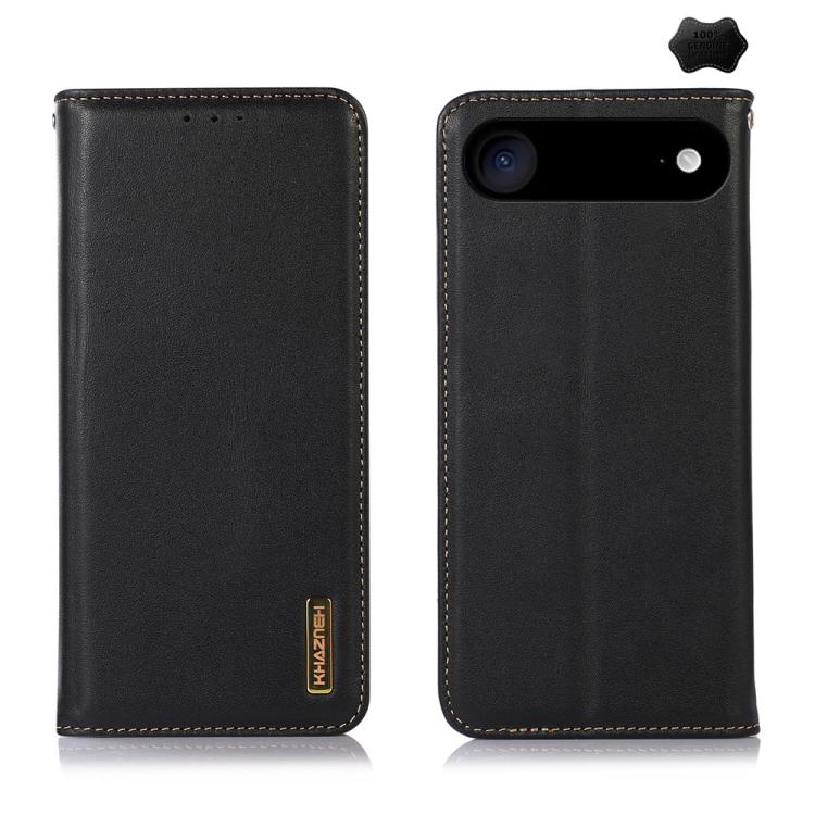 KHAZNEH Nappa Top Layer Cowhide Leather Phone Case, For iPhone 16e / 17e, For iPhone 17 Pro Max, For iPhone 17 Pro, For iPhone 17, For iPhone Air, For iPhone 16e, For iPhone 16 Pro Max