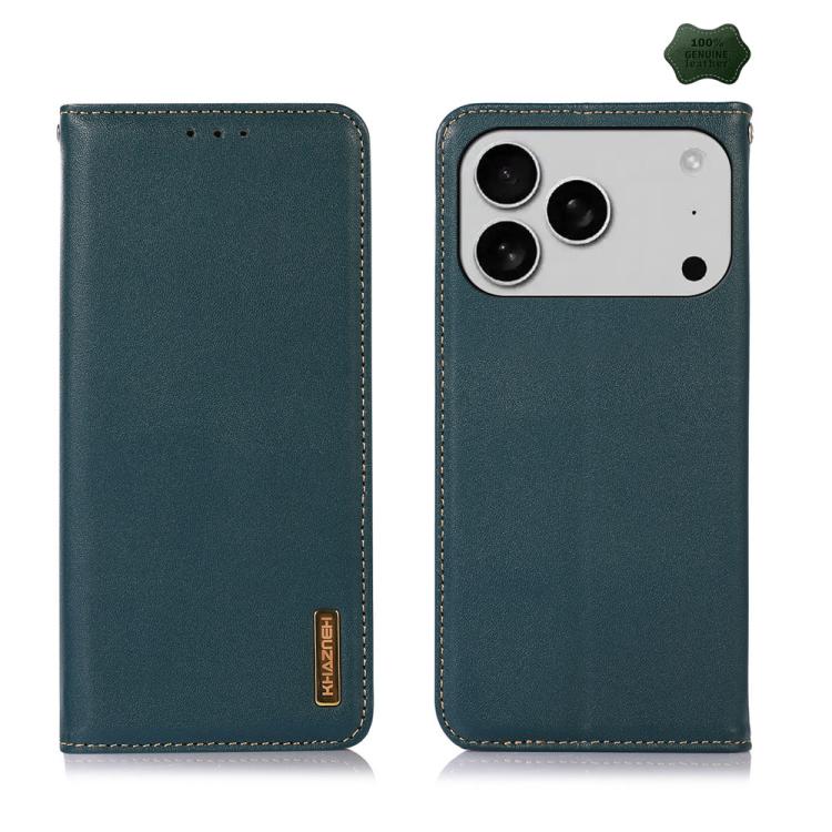 KHAZNEH Nappa Top Layer Cowhide Leather Phone Case, For iPhone 16e / 17e, For iPhone 17 Pro Max, For iPhone 17 Pro, For iPhone 17, For iPhone Air, For iPhone 16e, For iPhone 16 Pro Max
