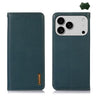 KHAZNEH Nappa Top Layer Cowhide Leather Phone Case, For iPhone 17 Pro Max, For iPhone 16e / 17e, For iPhone 17 Pro, For iPhone 17, For iPhone Air, For iPhone 16e, For iPhone 16 Pro Max