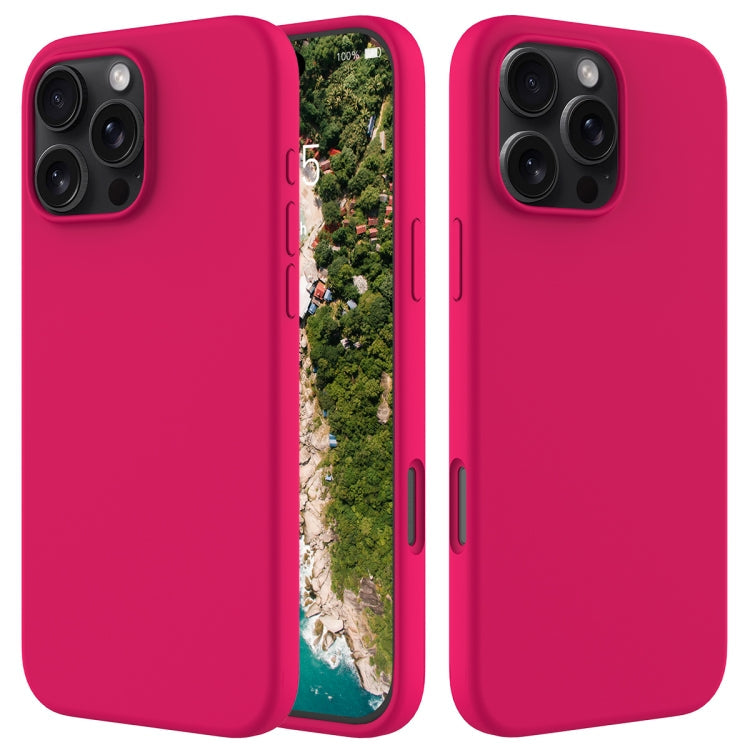 Solid Color Silicone Phone Case, For iPhone Air, For iPhone 16 Pro Max