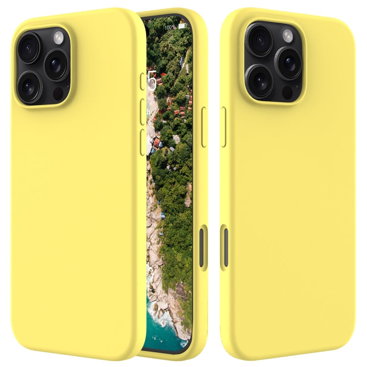 Solid Color Silicone Phone Case, For iPhone Air, For iPhone 16 Pro Max