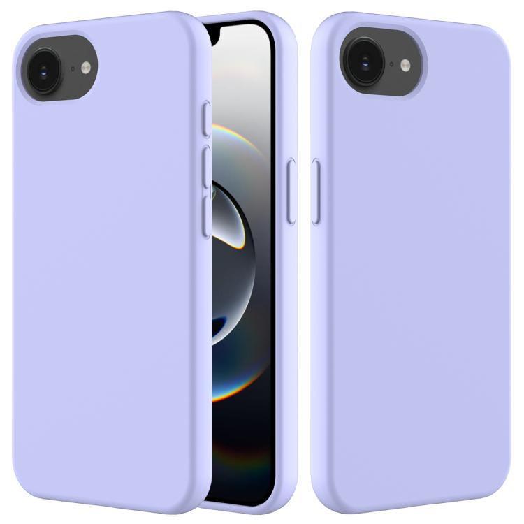 Solid Color Silicone Phone Case, For iPhone 17e / 16e, For iPhone 17 Pro Max
