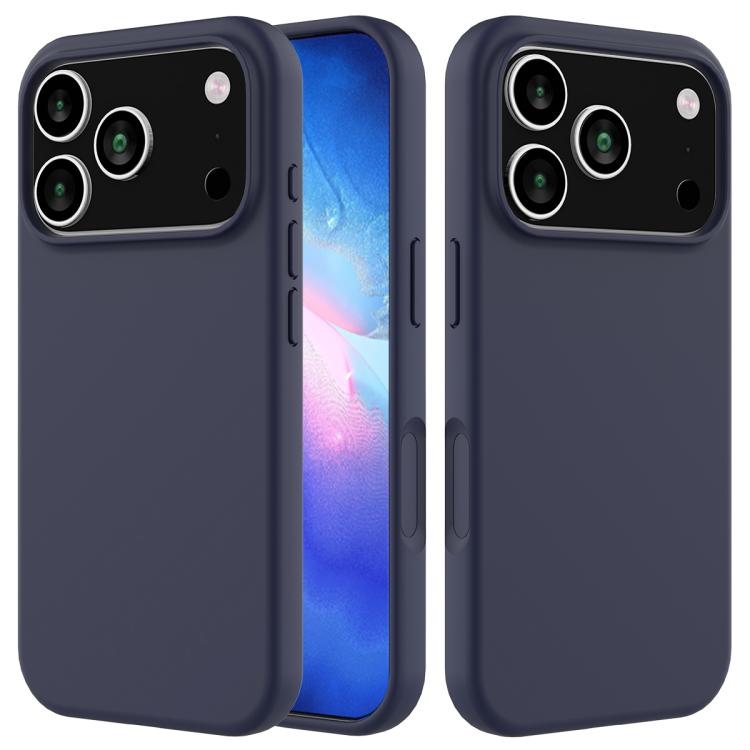 Solid Color Silicone Phone Case, For iPhone 17 Pro, For iPhone 17
