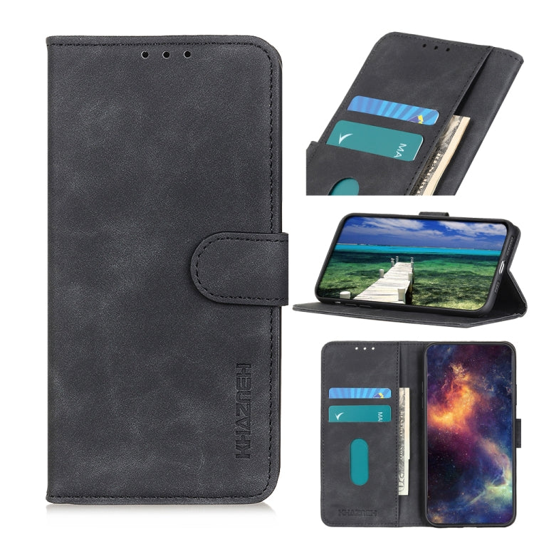 KHAZNEH Retro Texture Leather Phone Case, For iPhone 16 Pro, For iPhone 16 Plus, For iPhone 16, For iPhone 15 Pro Max, For iPhone 15 Pro, For iPhone 15 Plus