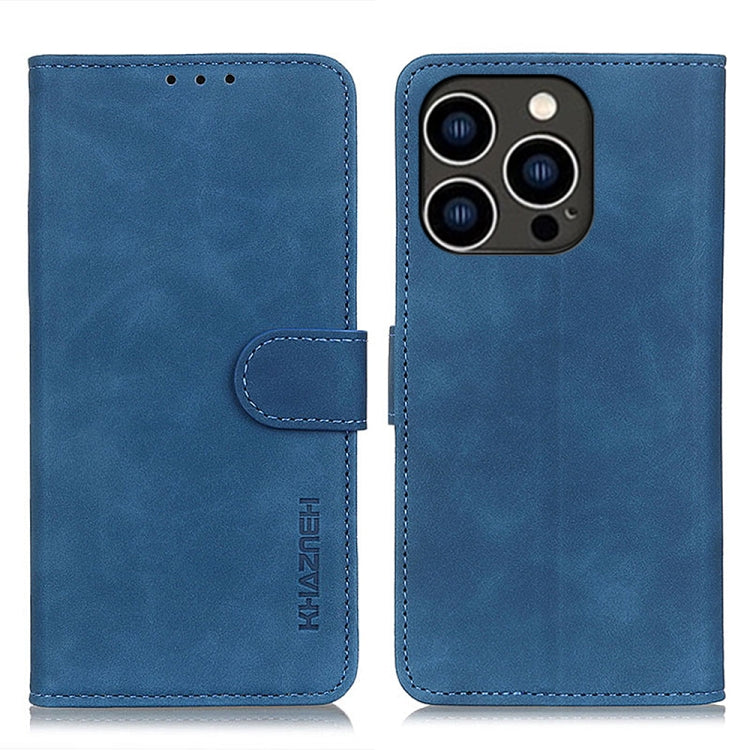 KHAZNEH Retro Texture Leather Phone Case, For iPhone 16 Pro, For iPhone 16 Plus, For iPhone 16, For iPhone 15 Pro Max, For iPhone 15 Pro, For iPhone 15 Plus