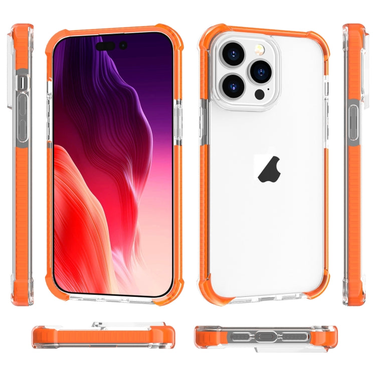 Four-corner Shockproof TPU Hybrid Acrylic Phone Case, For iPhone 15 Pro Max, For iPhone 15 Pro