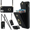 Rhombic Texture Card Bag Phone Case with Long Lanyard, For iPhone 11 Pro Max, For iPhone 11, For iPhone 11 Pro