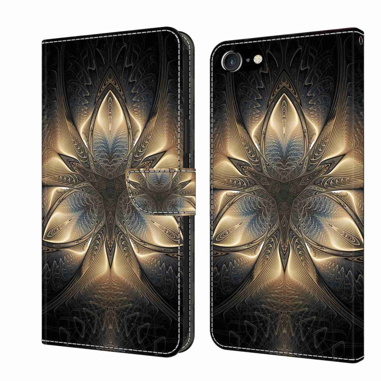 Crystal 3D Shockproof Protective Leather Phone Case, For iPhone 6 Plus / 7 Plus / 8 Plus