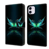 Crystal 3D Shockproof Protective Leather Phone Case, For iPhone 11