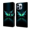 Crystal 3D Shockproof Protective Leather Phone Case, For iPhone 14 Pro Max