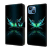 Crystal 3D Shockproof Protective Leather Phone Case, For iPhone 15