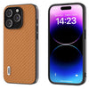 ABEEL Carbon Fiber Texture Protective Phone Case, For iPhone 15 Pro Max, For iPhone 15 Pro, For iPhone 15