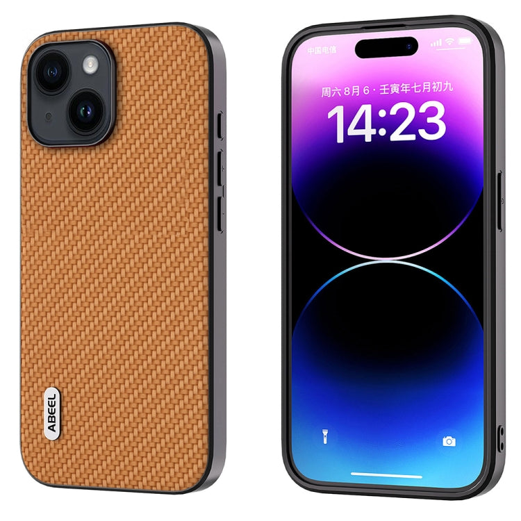 ABEEL Carbon Fiber Texture Protective Phone Case, For iPhone 14 Pro, For iPhone 15 Plus, For iPhone 14 Pro Max