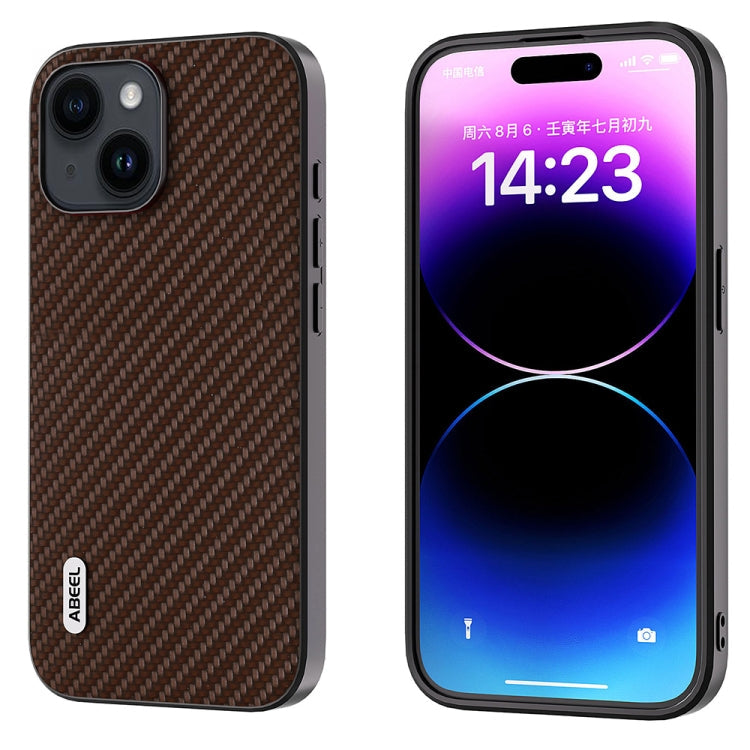 ABEEL Carbon Fiber Texture Protective Phone Case, For iPhone 14 Pro, For iPhone 15 Plus, For iPhone 14 Pro Max