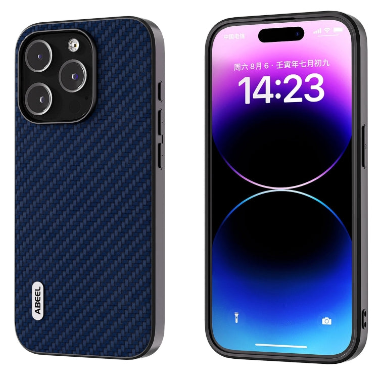 ABEEL Carbon Fiber Texture Protective Phone Case, For iPhone 14 Plus, For iPhone 14