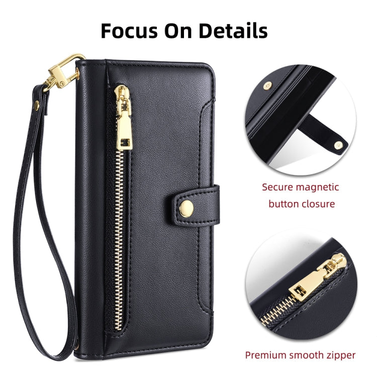 Sheep Texture Cross-body Zipper Wallet Leather Phone Case, For Infinix Hot 50 4G, For Infinix Hot 50 5G, For Infinix Zero 40 4G, For Infinix Note 40 5G