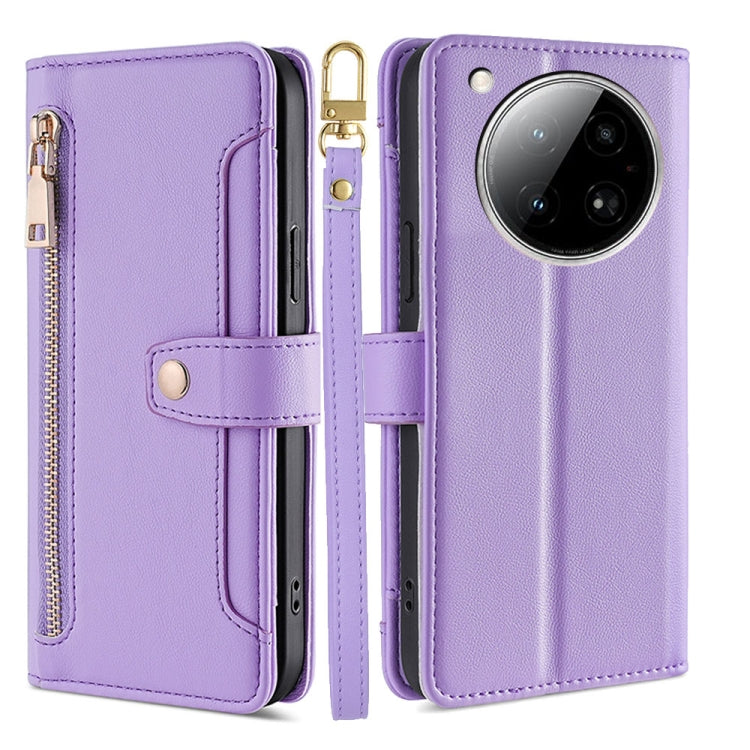 Sheep Texture Cross-body Zipper Wallet Leather Phone Case, For Infinix Hot 50 4G, For Infinix Hot 50 5G, For Infinix Zero 40 4G, For Infinix Note 40 5G